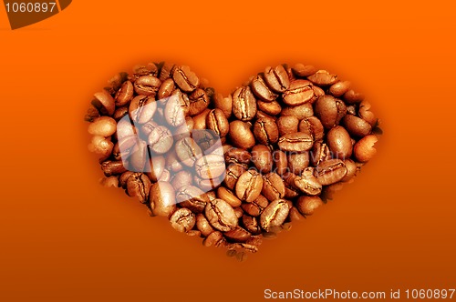 Image of coffee heart