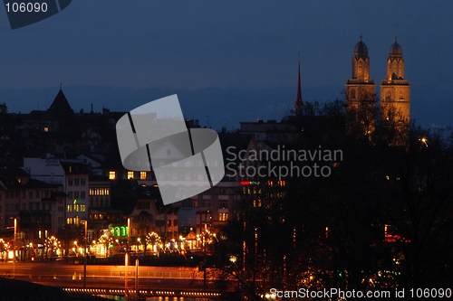 Image of ZURICH AT NIGHT