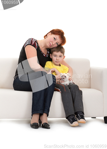 Image of Mother and son