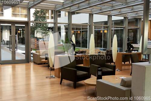 Image of The hotel lobby