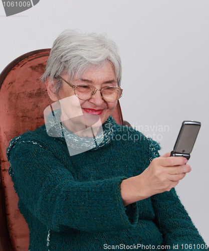 Image of Happy senior woman