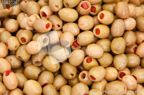 Image of Background of ripe olives