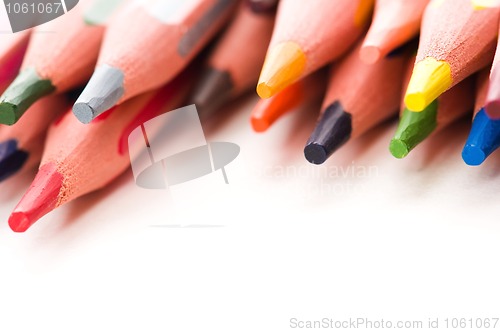 Image of Collection of colorful pencils