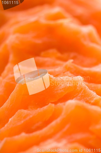 Image of Bite out of a fresh carrot