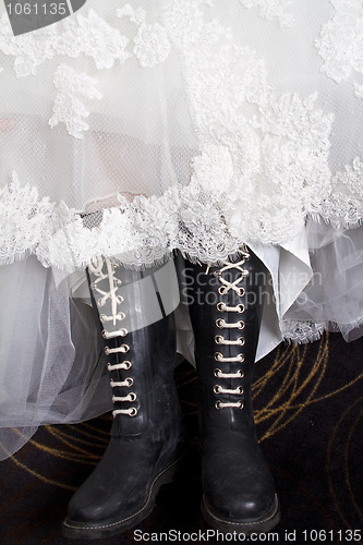 Image of Boots and dress