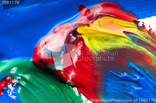 Image of mixing paints. backrgound