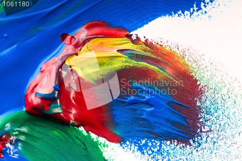 Image of mixing paints. backrgound