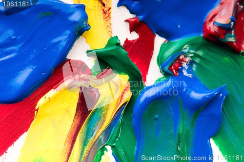 Image of mixing paints. backrgound