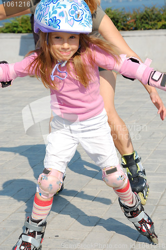Image of inline rollerblade child