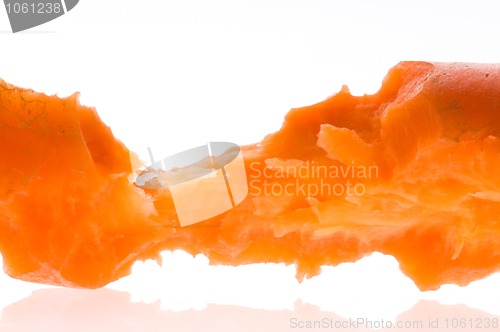 Image of Bite out of a fresh carrot