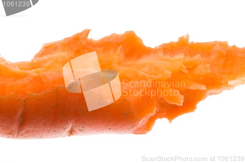 Image of Bite out of a fresh carrot