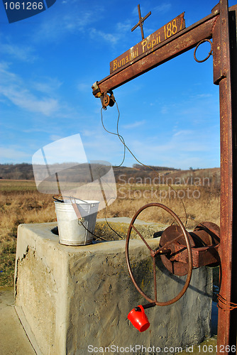 Image of old draw-well