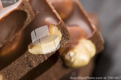 Image of Pile of broken chocolate 