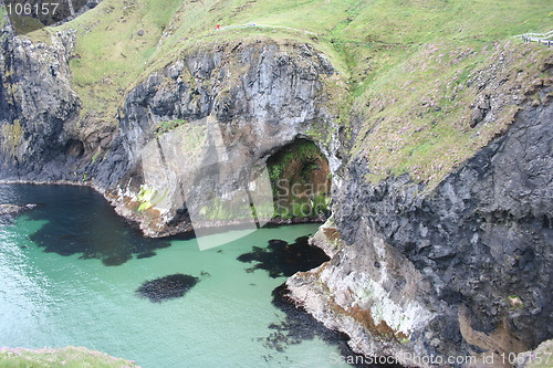 Image of Wave eroded cliffs