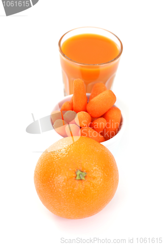 Image of carrot and orange juice