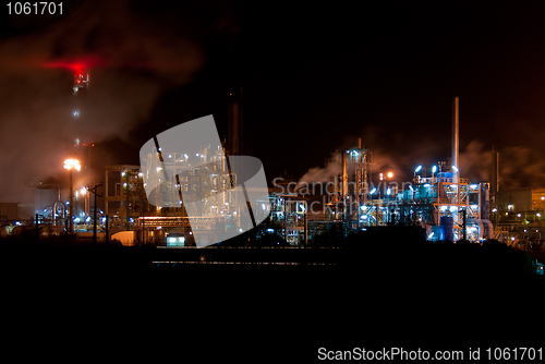 Image of Industrial night view 