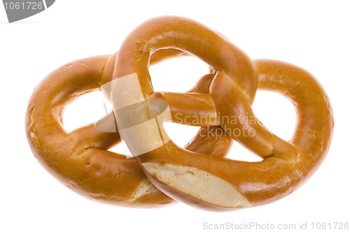 Image of Pretzels isolated on white
