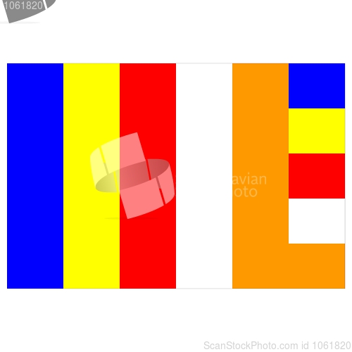 Image of Buddhist flag
