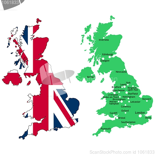 Image of UK map