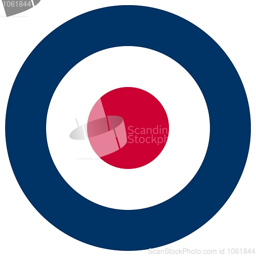 Image of UK RAF roundel flag