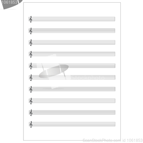 Image of Music sheet score