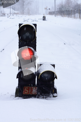 Image of train stoplight 