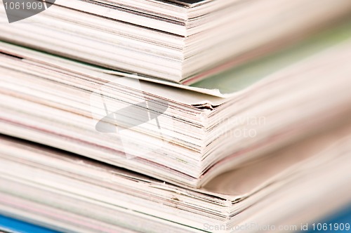 Image of Stack of magazines