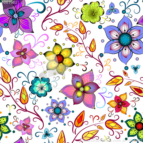 Image of Seamless floral pattern