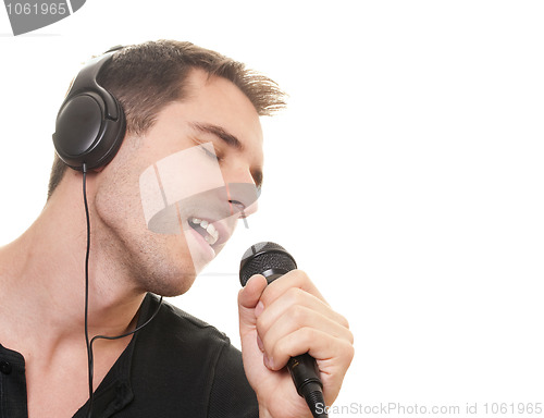 Image of Man singing