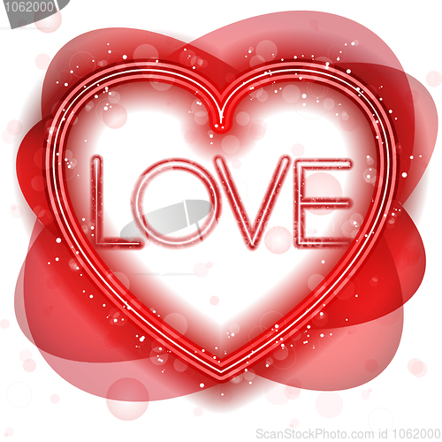 Image of Happy Valentine's Day Neon Heart