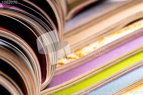 Image of Stack of magazines