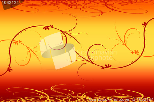 Image of Abstract floral background 