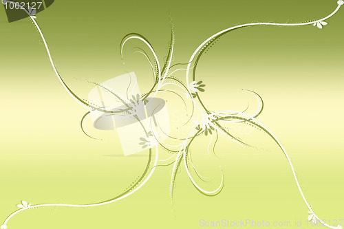 Image of Beautiful abstract floral background 