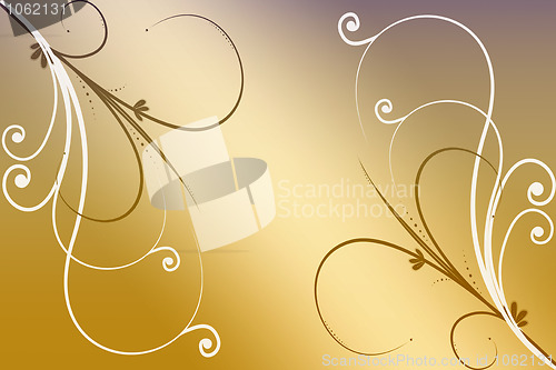 Image of Beautiful abstract floral background 