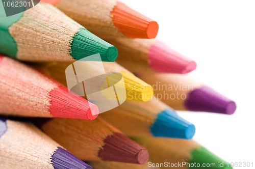 Image of Collection of colorful pencils