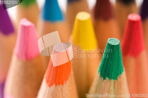 Image of Collection of colorful pencils