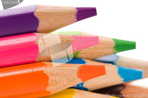 Image of Collection of colorful pencils