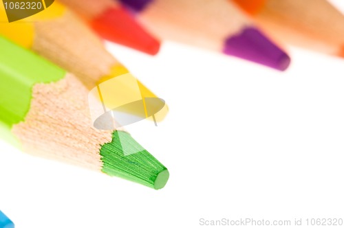 Image of color pencil isolated on white