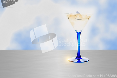 Image of blue glass