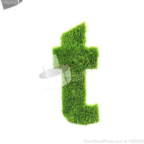 Image of grass lower-case letter