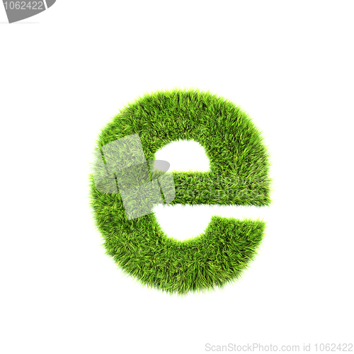 Image of grass lower-case letter