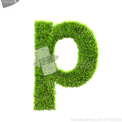 Image of grass lower-case letter