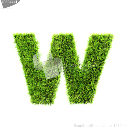 Image of grass lower-case letter