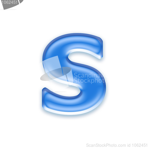 Image of Aqua letter