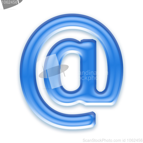 Image of Aqua letter