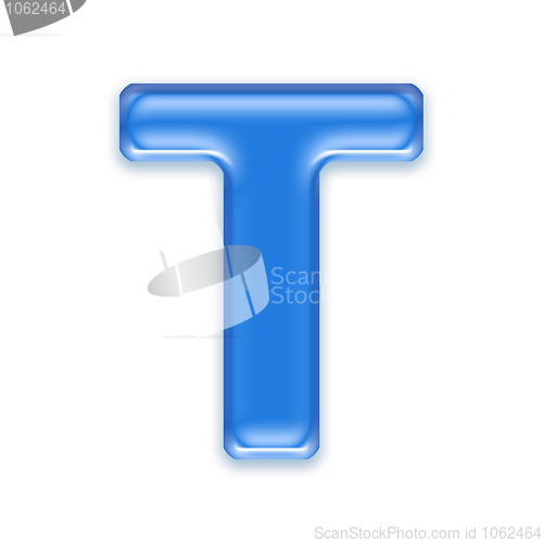 Image of Aqua letters