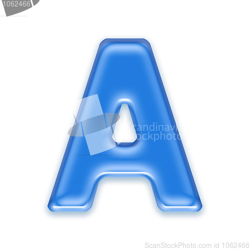 Image of Aqua letters