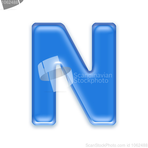 Image of Aqua letters