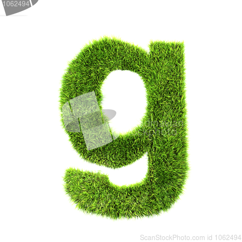 Image of grass lower-case letter