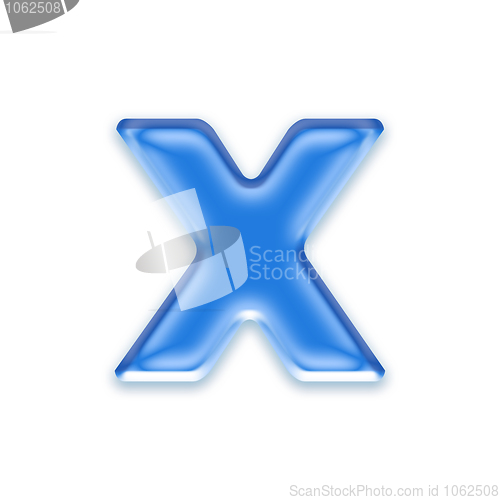 Image of Aqua letter